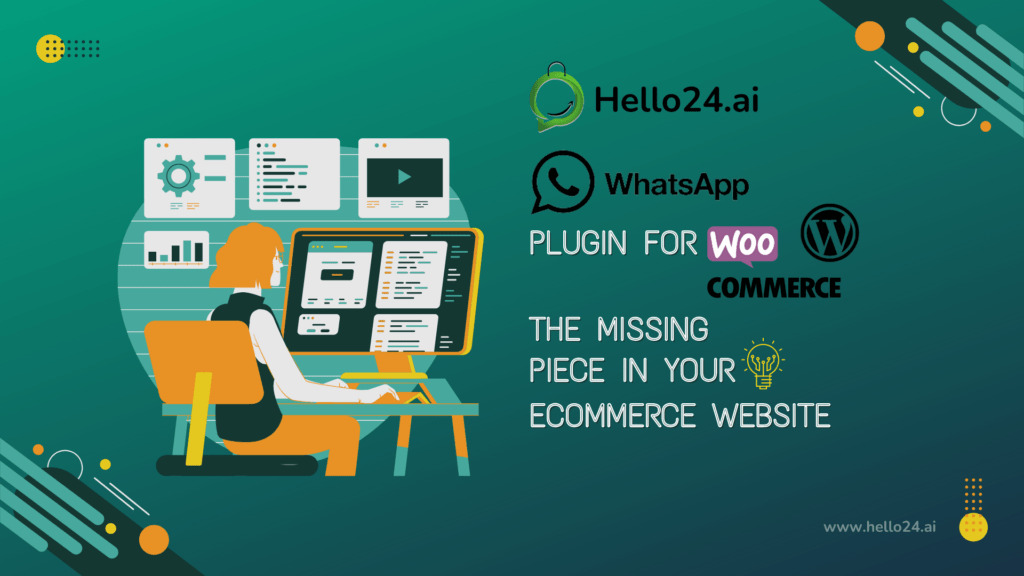 picture showing hello24ai's Whatsapp plugin for wordpress