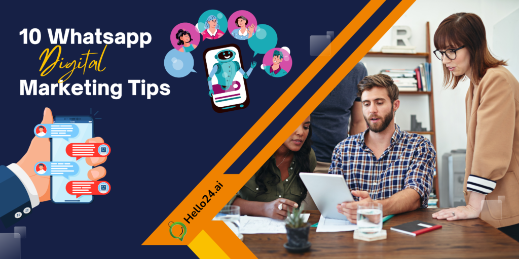 picture showing whatsapp digital marketing software by hello24ai