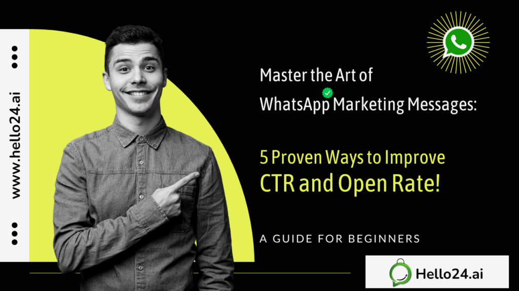 picture showing hello24.ai's whatsapp marketing messages campaign blog page