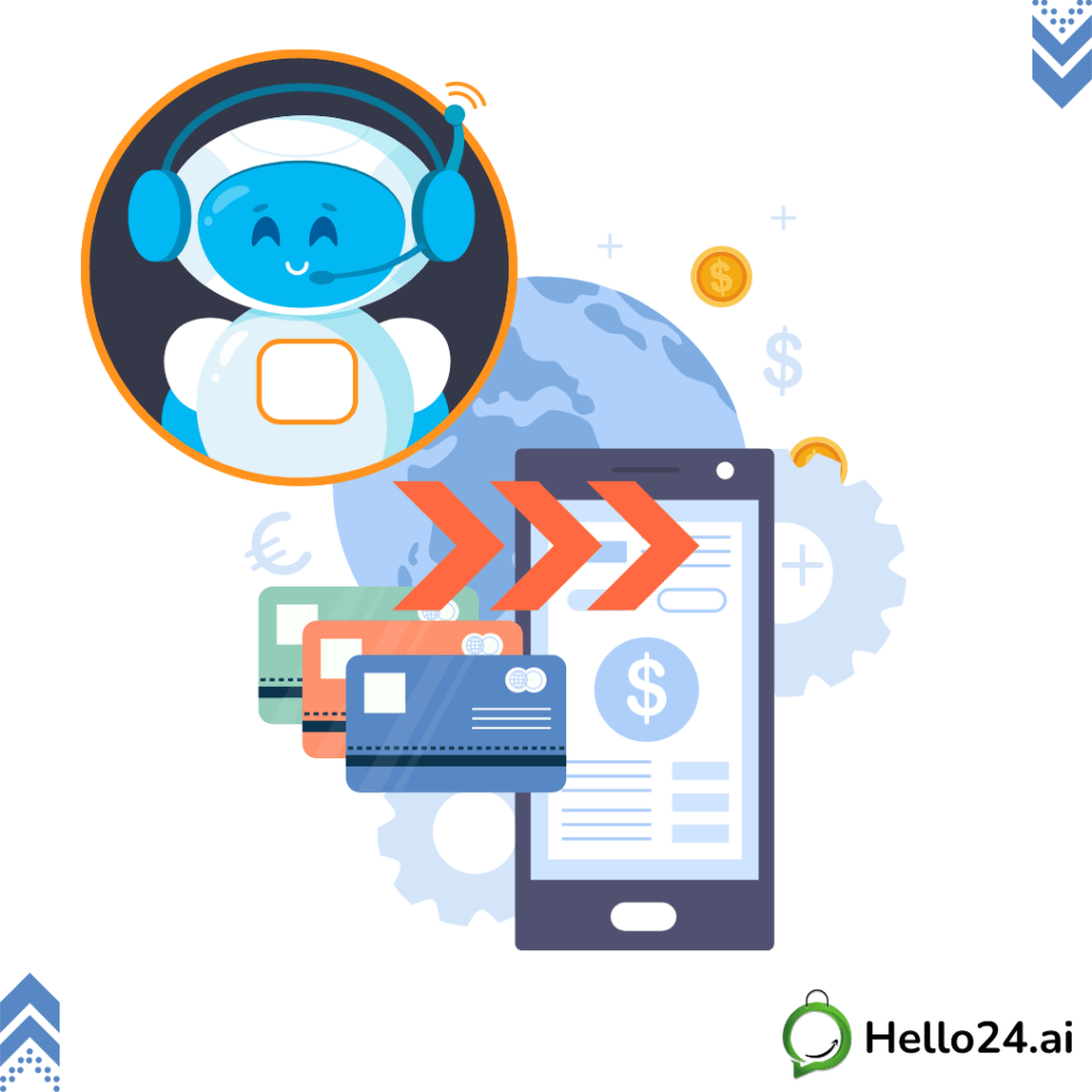 picture showing hello24.ai chatbot service customers in banking and fintech industry