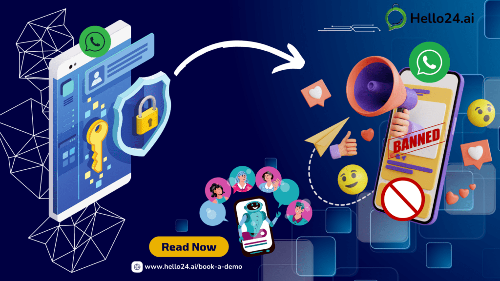 Picture showing Ensuring a 🔒Secure WhatsApp API Presence: 5 Tips to Prevent 🚫Blocking by Meta