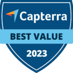 picture showing hello24.ai on capterra best value 2023