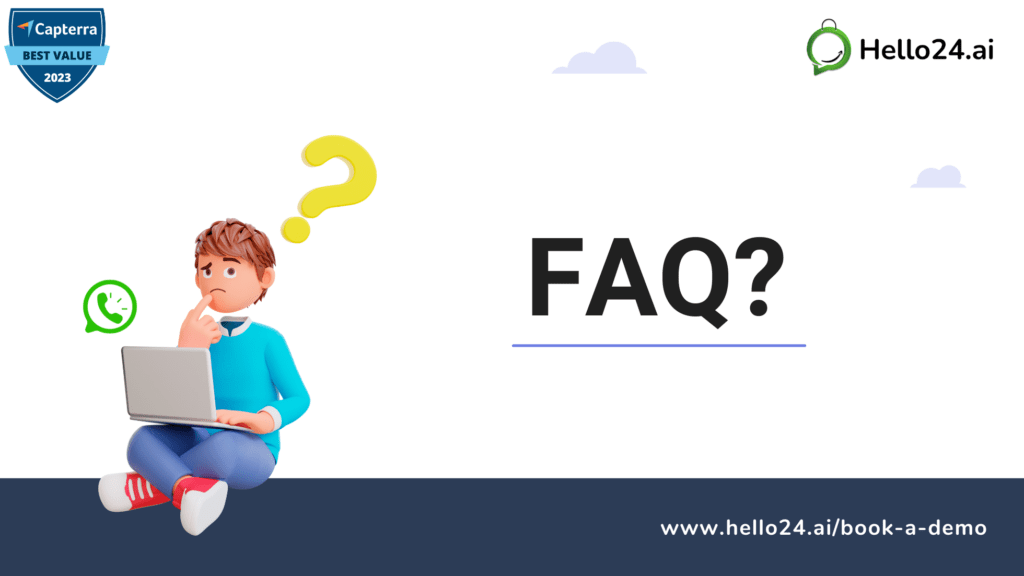 Picture showing how to create Welcome Message WhatsApp chatbot by hello24.ai