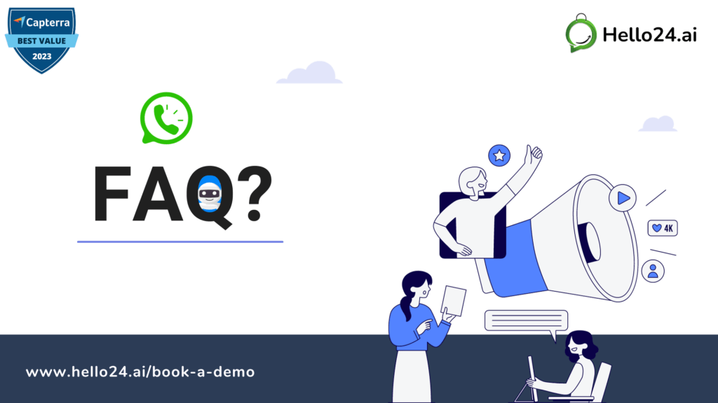 picture showing WhatsApp API Broadcast Message Delivery Rate note by hello24.ai