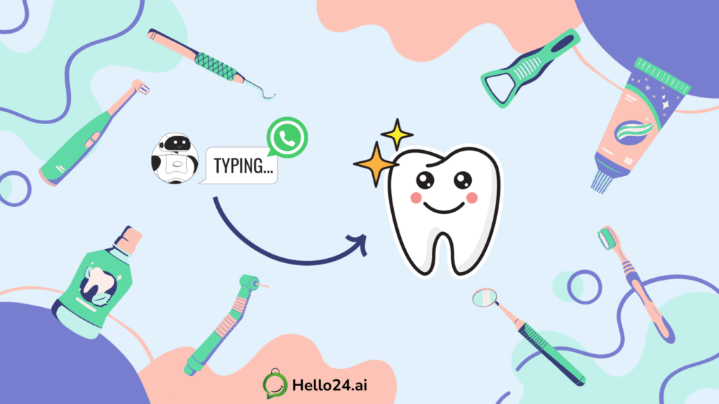 picture showing blog post hello24 whatsapp chatbot for dental care