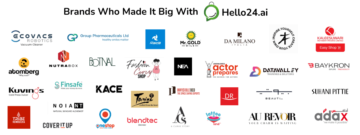 picture of Clients Who Made It Big With hello24ai