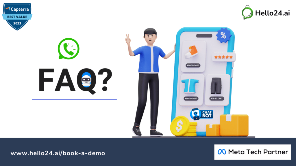 picture showing hello24ai talking about What is an Ecommerce Chatbot