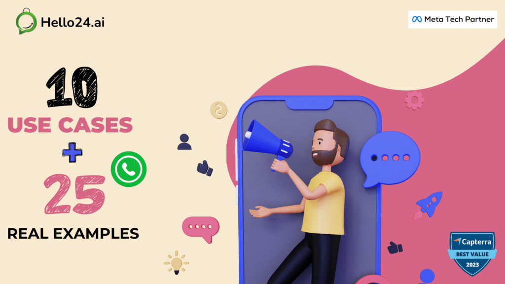 picture showing hello24ai WhatsApp forms lead conversion use cases and examples