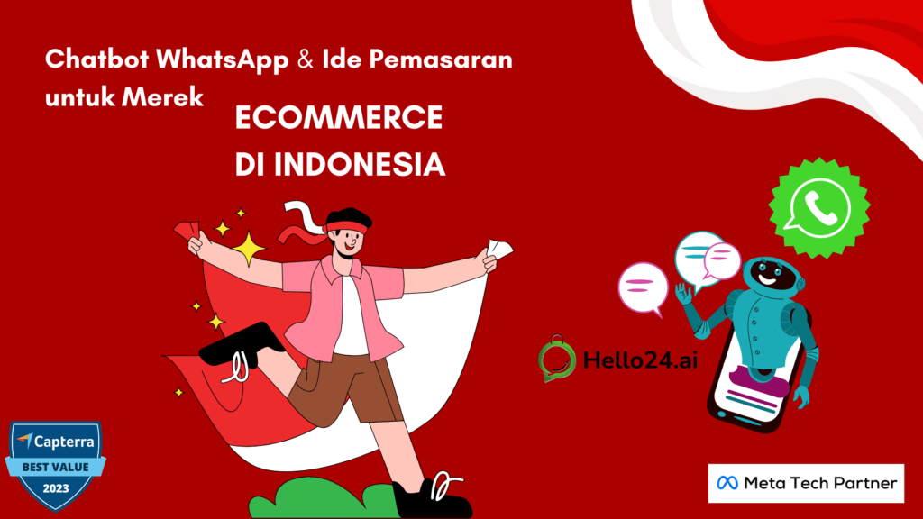 picture showing whatsapp chatbot & marketing for ecommerce indonesia