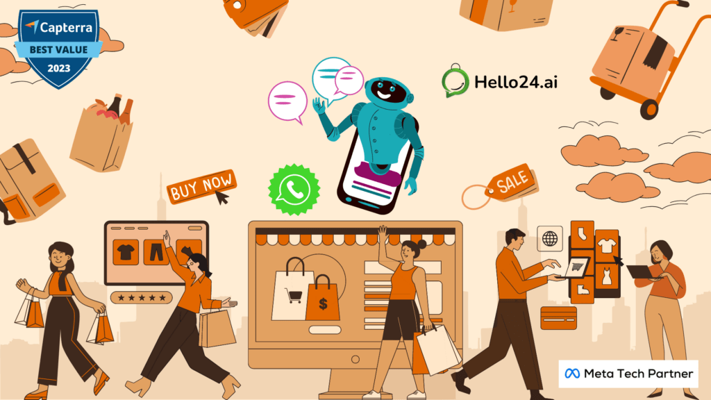 picture showing whatsapp commerce platform by hello24ai