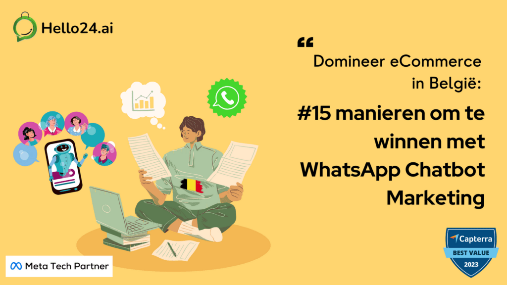 picture showing whatsapp chatbot marketing for ecommerce in belgium