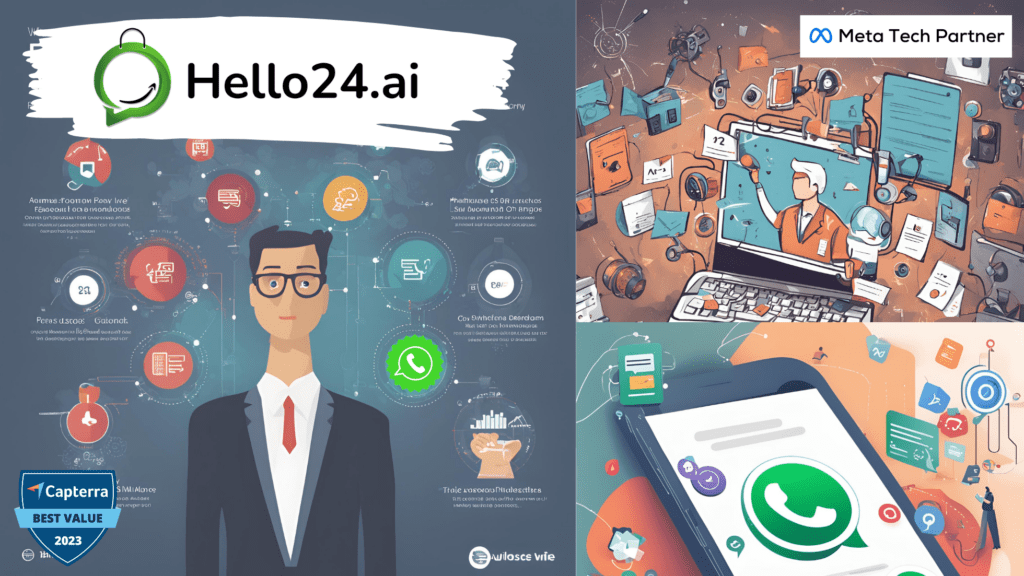 picture showing WhatsApp Marketing Automation for CMO by hello24ai