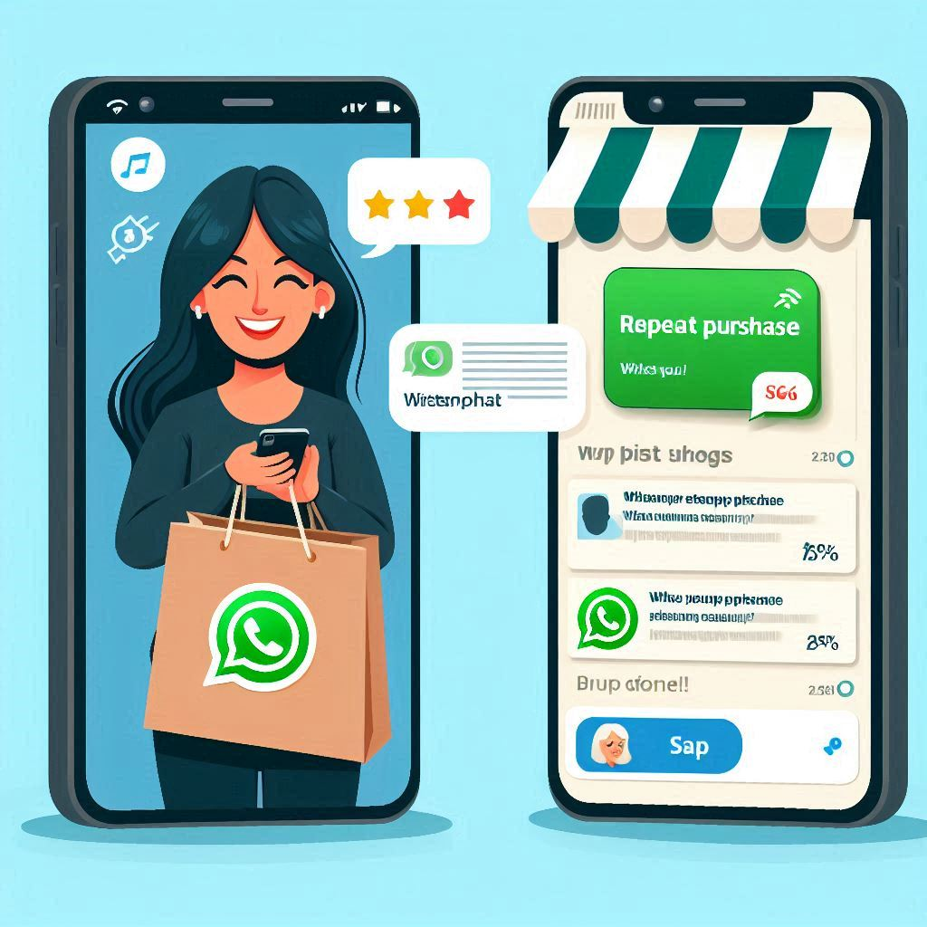 repeat customer purchases in WhatsApp