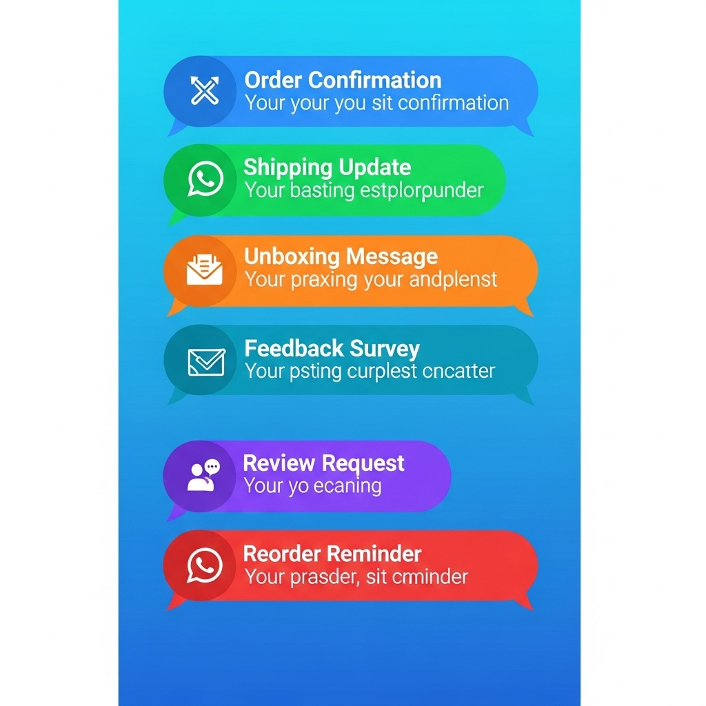 WhatsApp post purchase automation